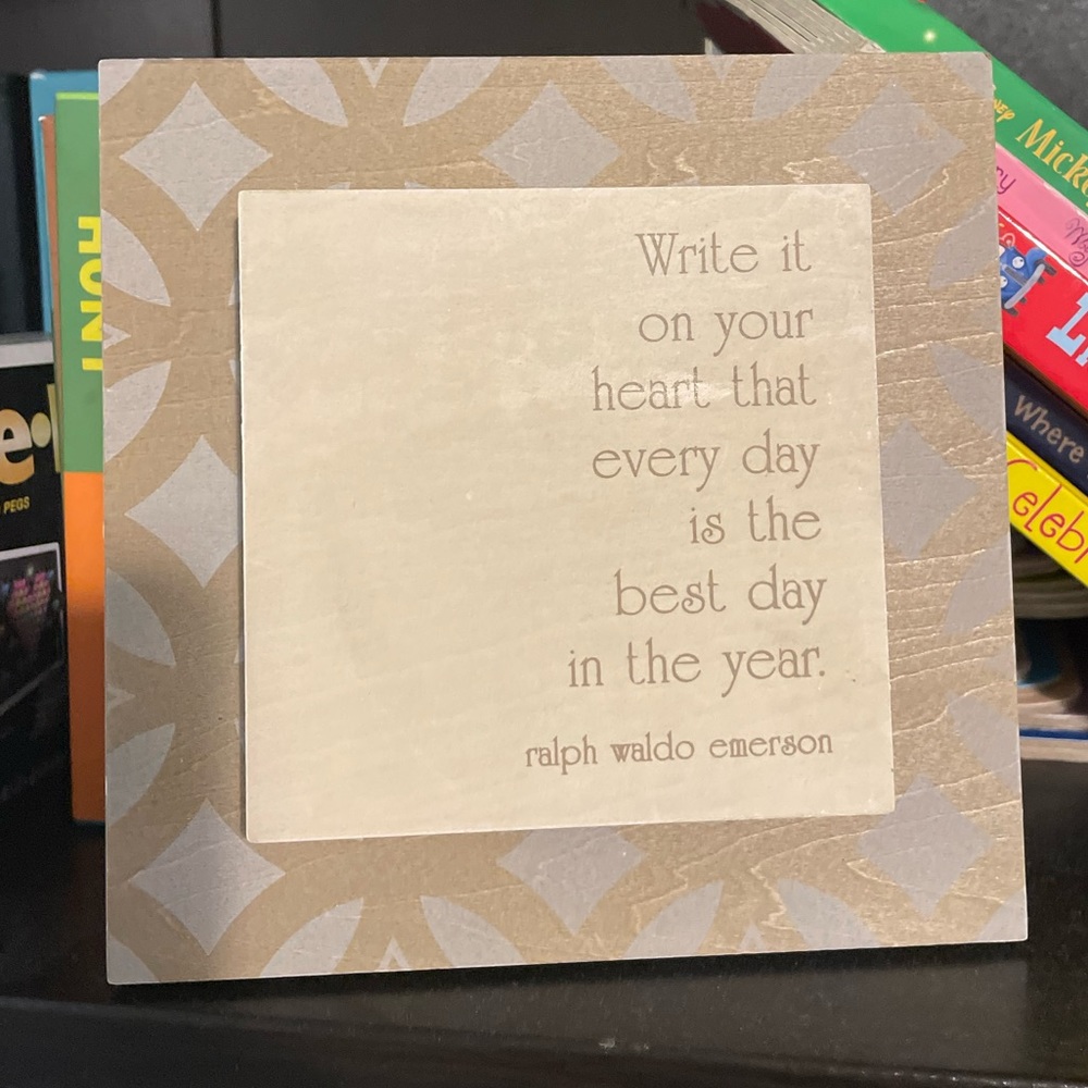 Inspirational Plaque